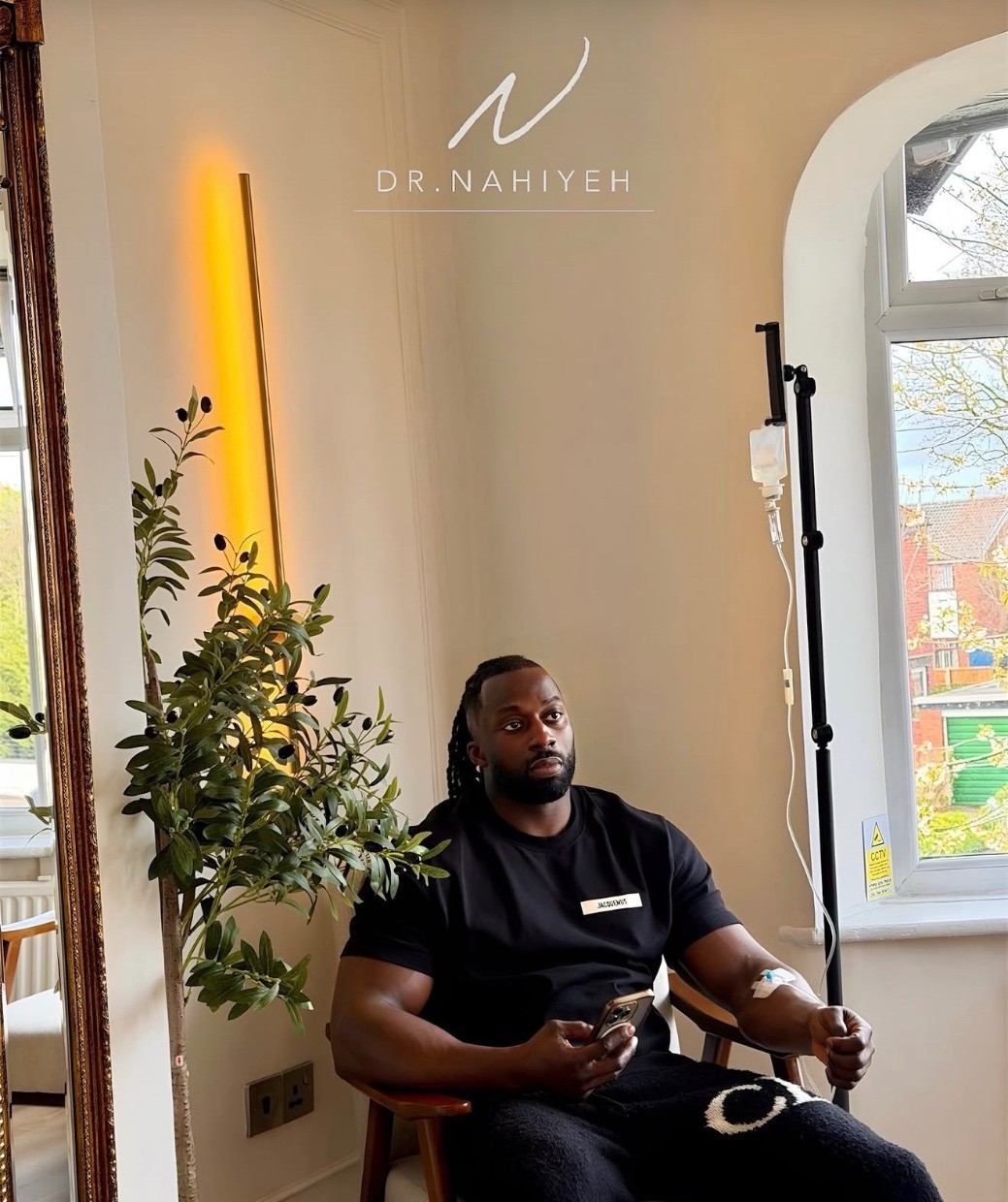 IV infusion therapy at Dr. Nahiyeh's Manchester clinic